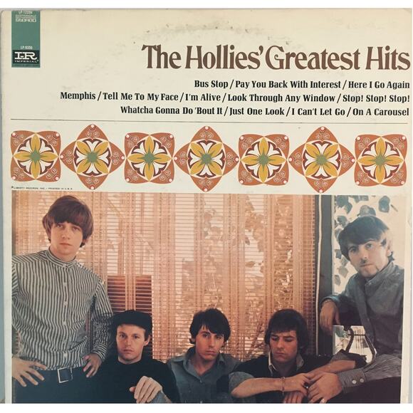 The Hollies – The Hollies' Greatest Hits Vinyl Record Album - Picture 1 of 3
